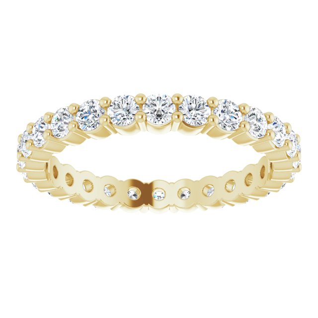0.81 ct. Round Diamond Pettite Eternity Band-VIRABYANI